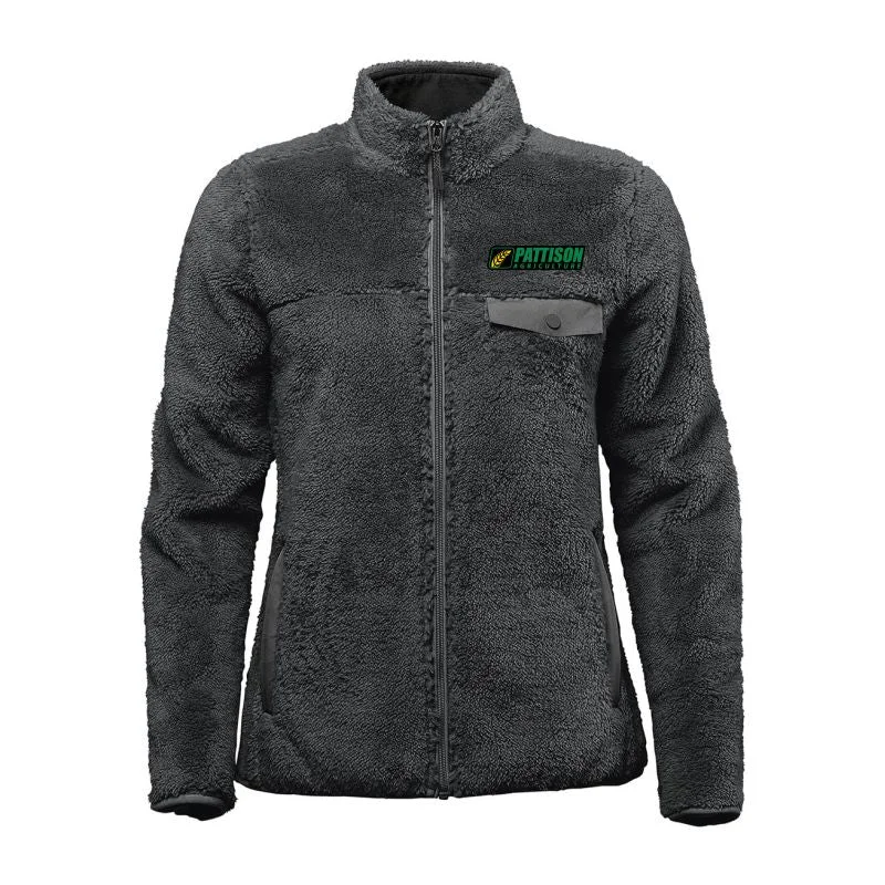 Ladies Bergen Sherpa Fleece Jacket Chenille Jacket Brocade Jacket Lace Jacket
