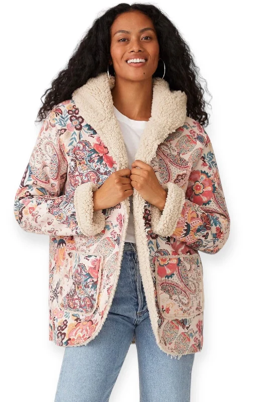 Lydia's Sherpa Soft Paisley Hooded Jacket Zippered Jacket Buttoned Jacket Snapped Jacket Lydia's Sherpa Soft Paisley Hooded Jacket Zippered Jacket Buttoned Jacket Snapped Jacket