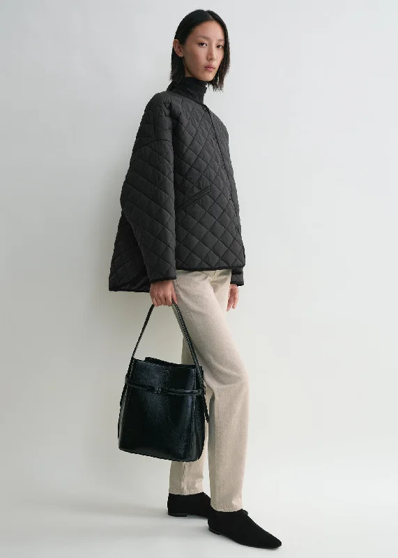 Quilted jacket black Quilted Jacket Puffer Jacket Insulated Jacket