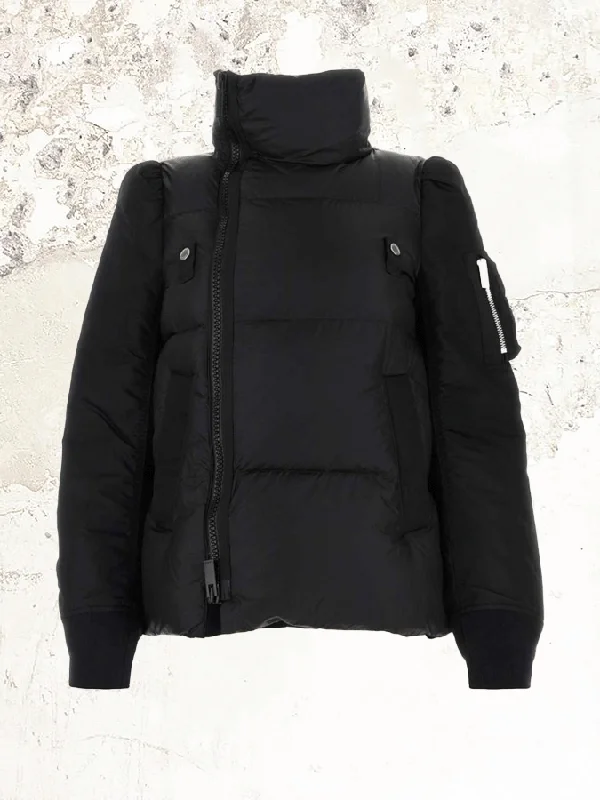 sacai side-zip padded jacket Trench Coat Raincoat Waterproof Jacket