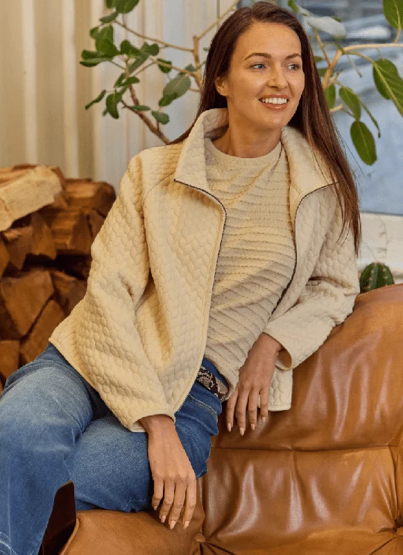 Sol Quilted Cable Jacket Faux Fur Jacket Real Fur Jacket Shearling Jacket