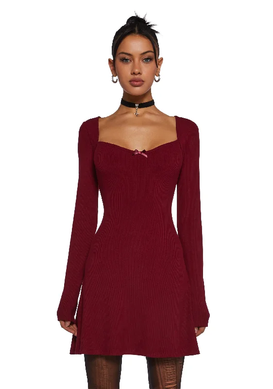 Spontaneous Nights Mini Dress Elegant Lace-Up Mini Dress