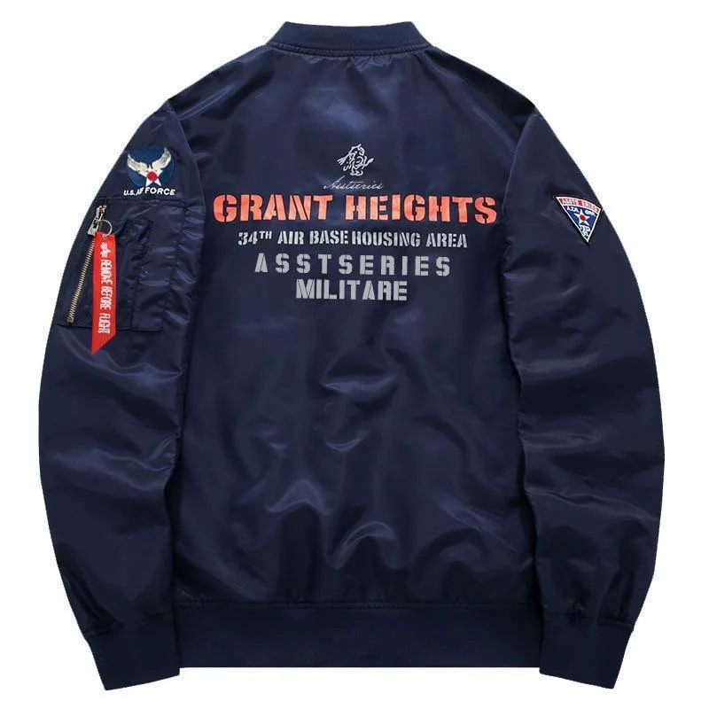 Superintendent Military Bomber Jacket Oversized Jacket Tailored Jacket Straight Jacket