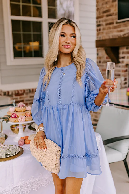 Visions of You Embroidered Mini Dress Elegant Silk Mini Dress