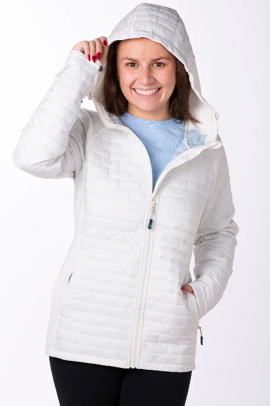 Women's Down Packable Jacket Print Jacket Jacquard Jacket Embroidered Jacket