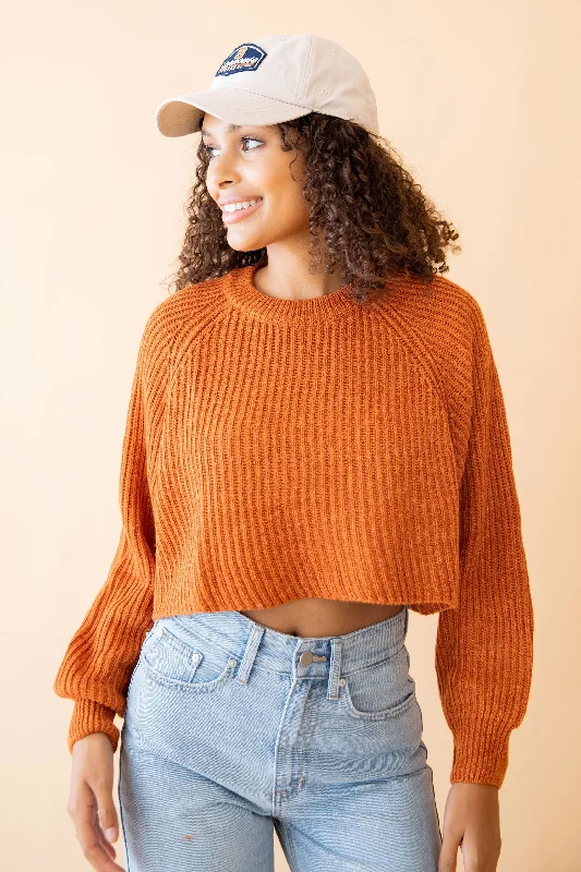 Autumn Leaves Sweater Handmade Hand-knitted Hand-woven