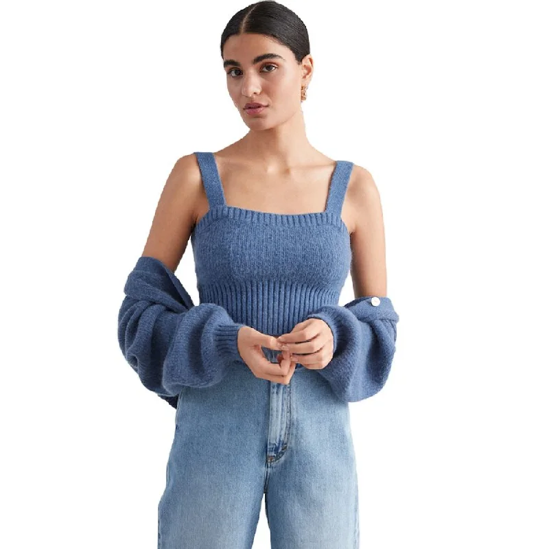 Camisole for women custom spring knit top Casual sweater vest Open Front Closed Front Wrap Front