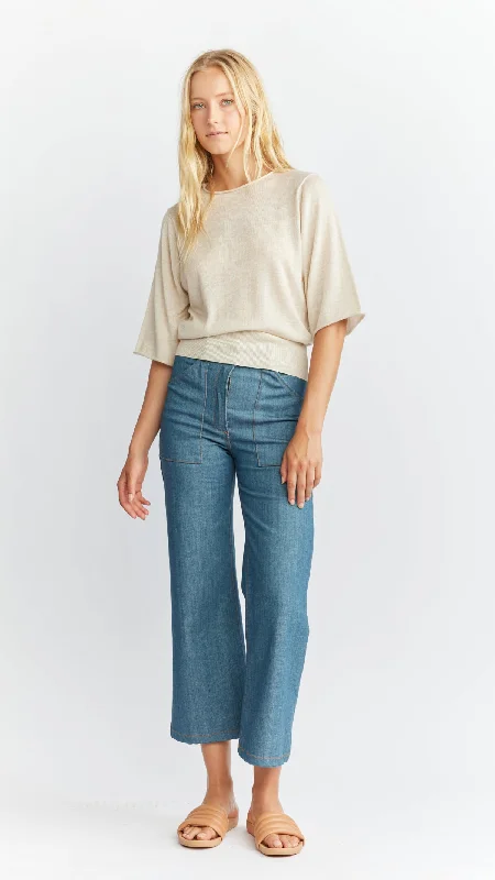 Kinsley Sweater Herringbone Houndstooth Plaid