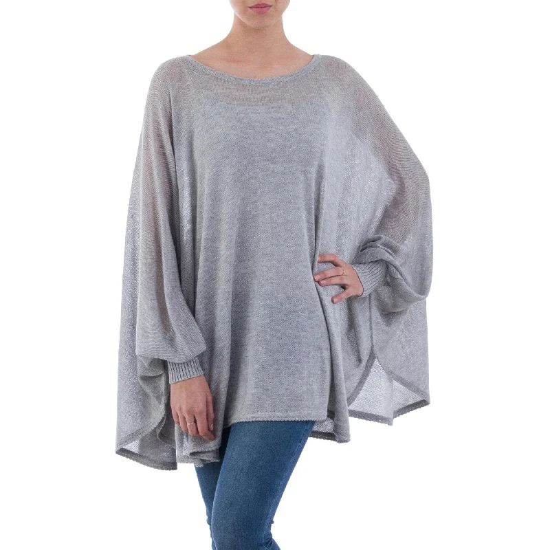 Mountain Breeze Grey Knit Bohemian Drape Sweater Hooded Sweater Collared Sweater Shawl Collar Mountain Breeze Grey Knit Bohemian Drape Sweater Hooded Sweater Collared Sweater Shawl Collar