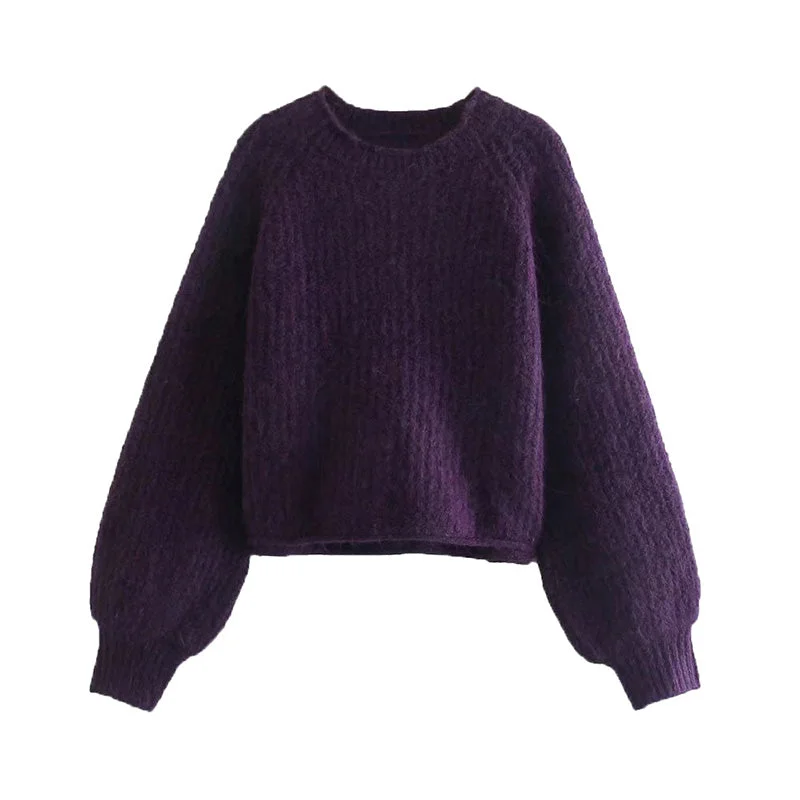 New lazy French spike knit sweater  7354 Zippered Buttoned Snapped