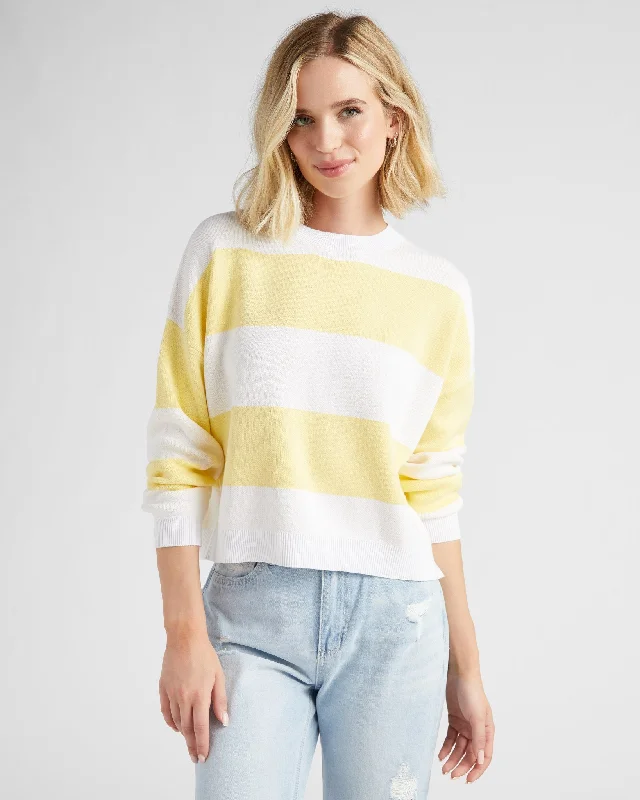Rugby Stripe Pullover Sweater Houndstooth Herringbone Solid