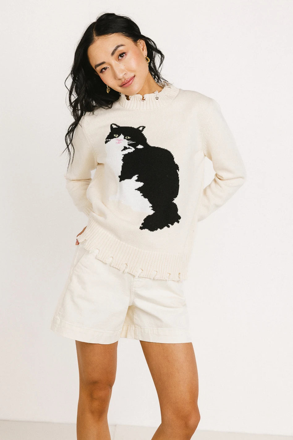 Scooby Knitted Sweater - FINAL SALE Jersey Fabric Tulle Fabric Batik Fabric
