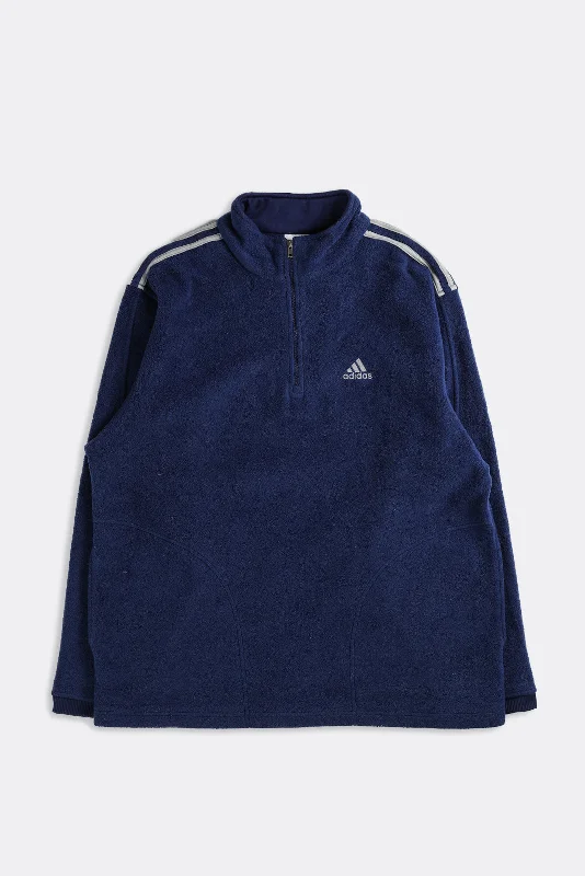 Vintage Adidas Fleece Sweater Plaid Sweater Polka Dot Checkered