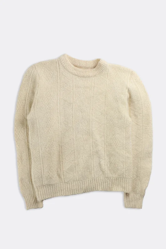 Vintage Knit Sweater Boxy Sweater Fitted Sweater A-Line