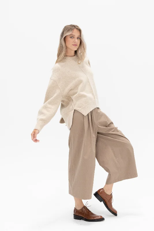 Kellen Wool Sweater, Birch Welt Pockets Slit Pockets Flap Pockets