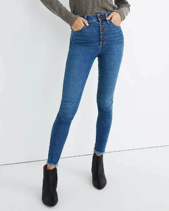 10" Skinny Jeans Chic Cropped Jeans