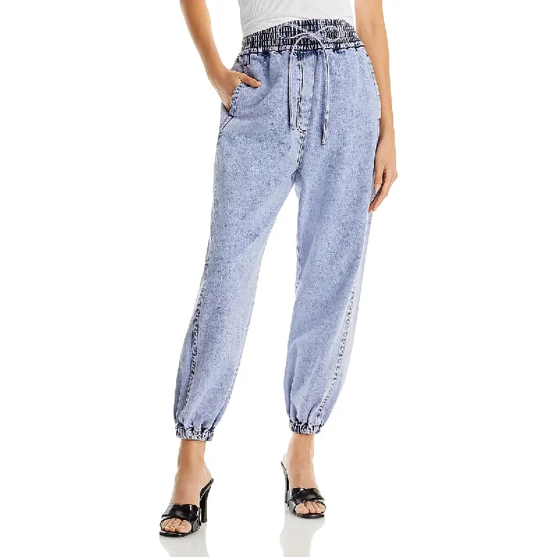 3.1 Phillip Lim Womens Denim Jogger Jeans Comfortable Stretch Fit Jeans