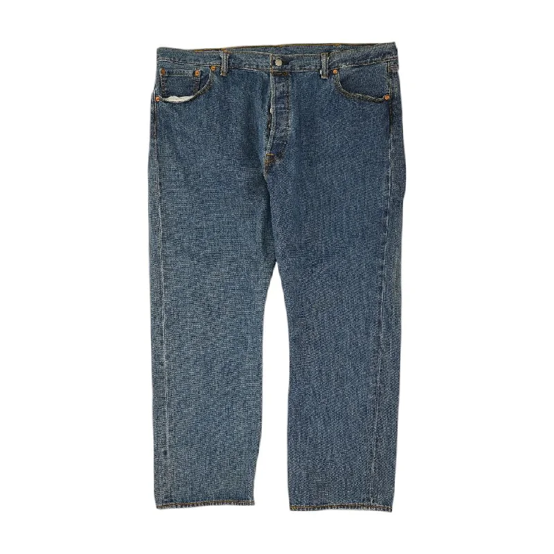 501 Solid Jeans Trendy Classic Fit Jeans