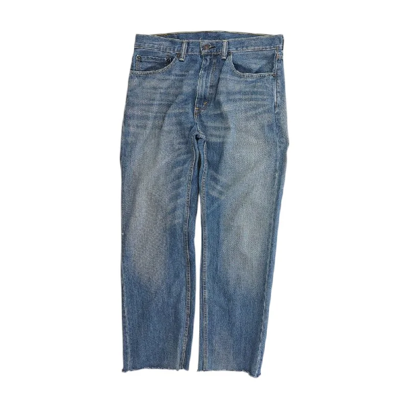 505 Solid Jeans Trendy Paperbag Waist Jeans
