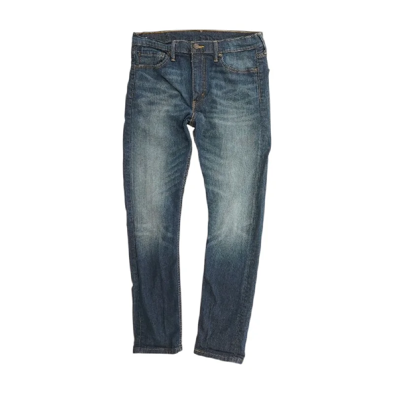510 Solid Jeans Comfortable Faded High-Rise Jeans