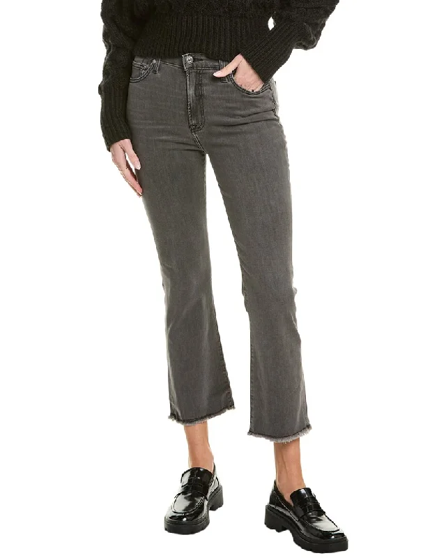7 For All Mankind High-Waist Wash Black Slim Kick Jean Cozy Tencel Blend Denim Jeans 7 For All Mankind High-Waist Wash Black Slim Kick Jean Cozy Tencel Blend Denim Jeans