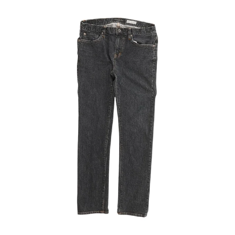Black Solid Slim Jeans Casual Skinny Fit Jeans