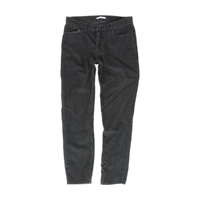 Charcoal Solid Slim Jeans Comfortable Dark Wash Jeans