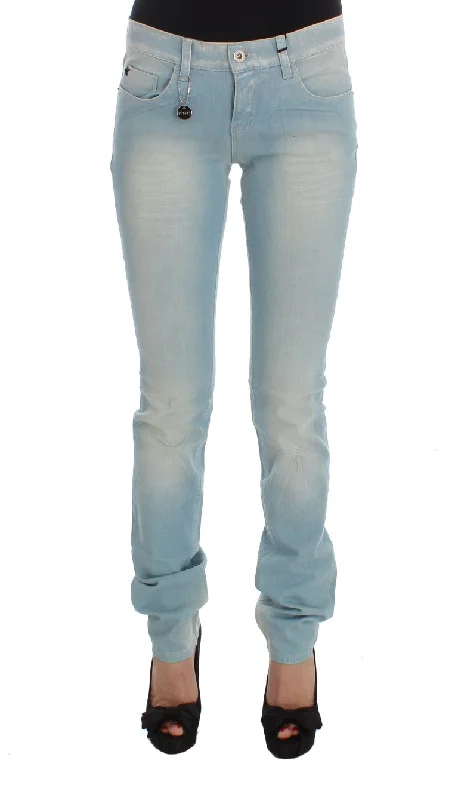 Costume National Cotton Blend Super Slim Fit Women's Jeans Comfortable Low-Rise Jeans Costume National Cotton Blend Super Slim Fit Women's Jeans Comfortable Low-Rise Jeans