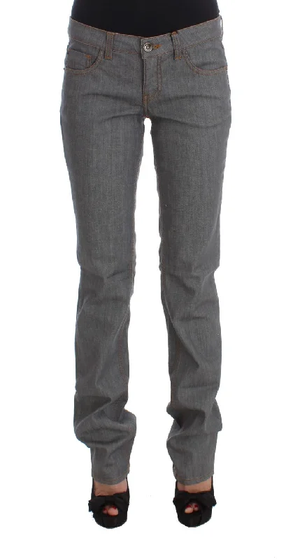 Costume National  Cotton Regular Fit blue Women's Jeans Classic Black Denim Jeans