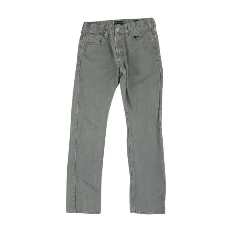 Gray Solid Slim Jeans Comfortable Faded High-Rise Jeans