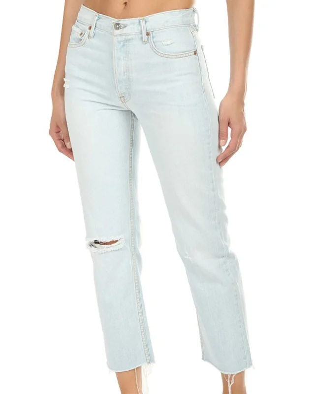 "Helena" Jeans Fashionable Straight Cut Jeans