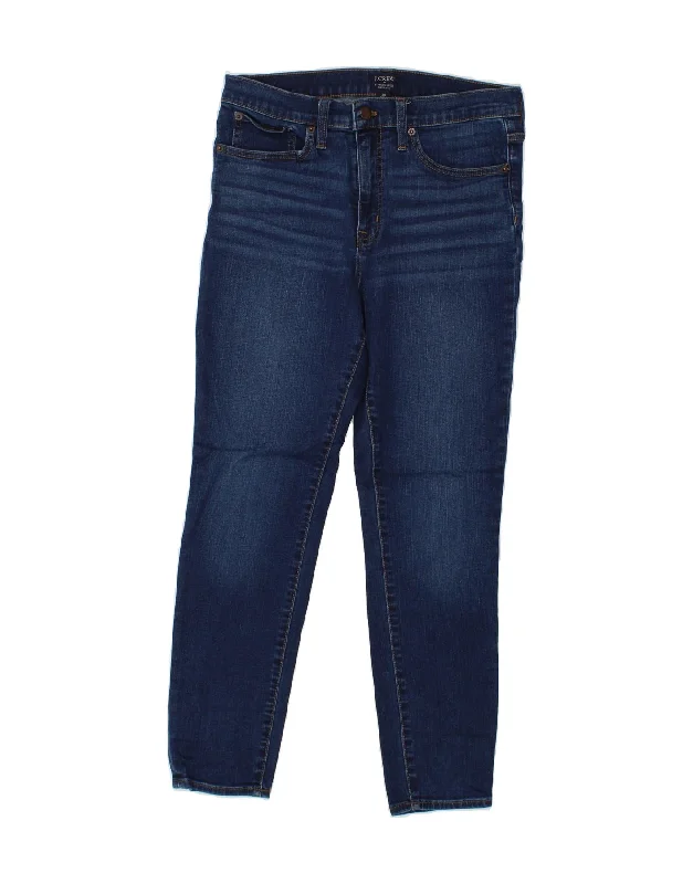 J. CREW Womens High Rise Skinny Jeans W29 L27 Blue Cotton Fashionable Cropped Denim Jeans J. CREW Womens High Rise Skinny Jeans W29 L27 Blue Cotton Fashionable Cropped Denim Jeans
