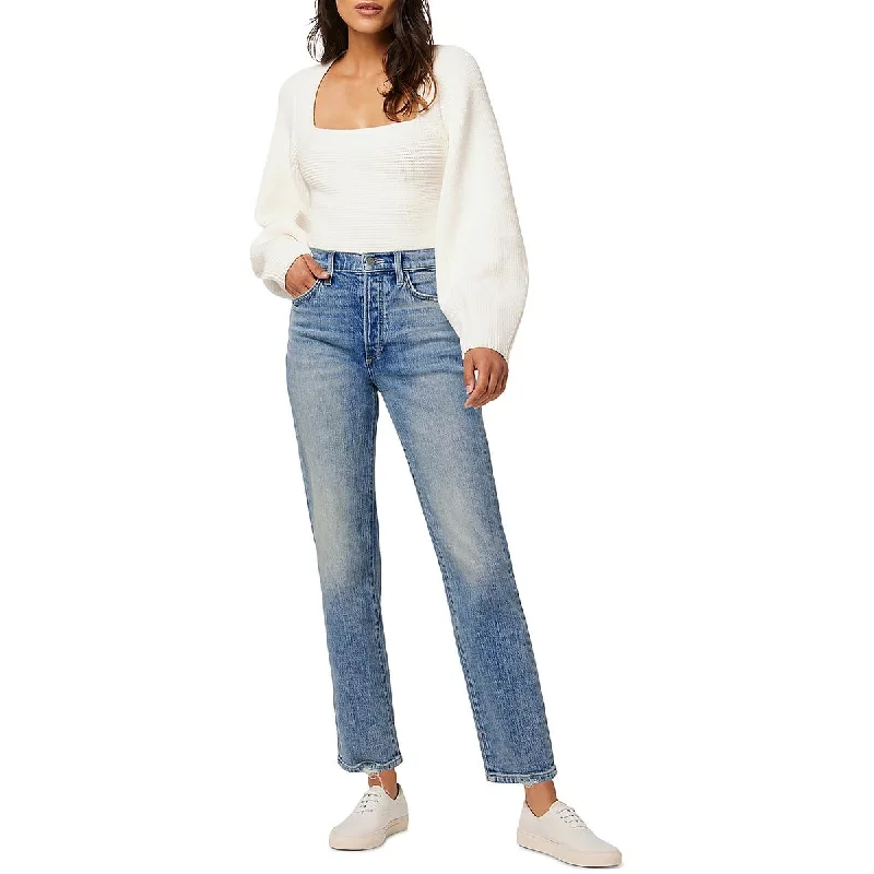 Joe's Womens The Honor Denim Ankle Jeans Elegant Tapered Leg Denim