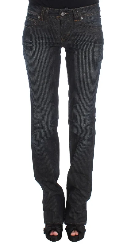 John Galliano Wash Cotton Blend Slim Fit Bootcut Women's Jeans Fashionable Slim Fit Jeans John Galliano Wash Cotton Blend Slim Fit Bootcut Women's Jeans Fashionable Slim Fit Jeans