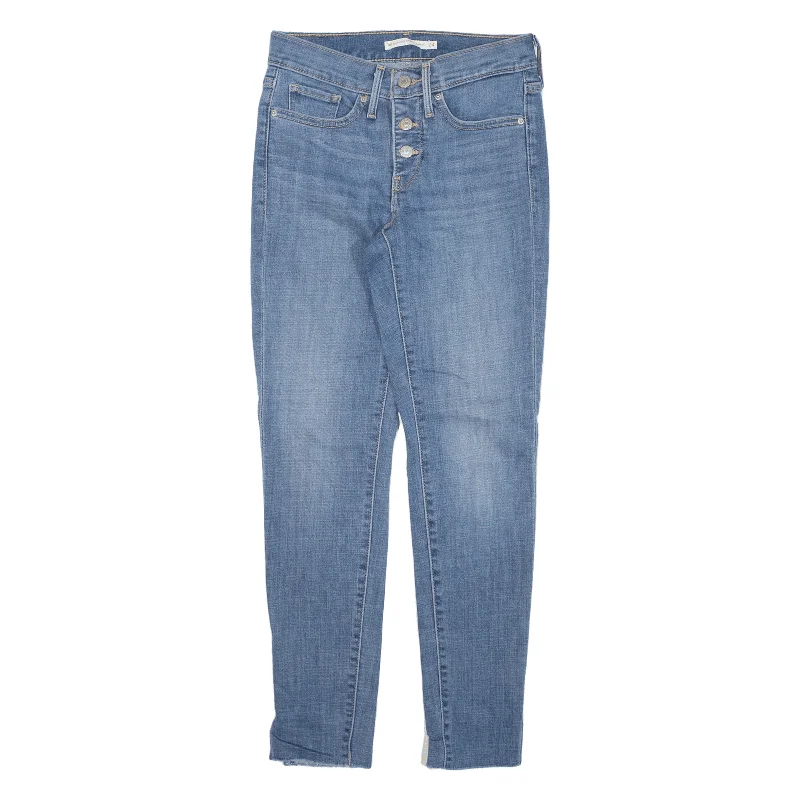 LEVI'S 311 Womens Jeans Blue Slim Skinny W24 L26 Stylish High-Waist Jeans