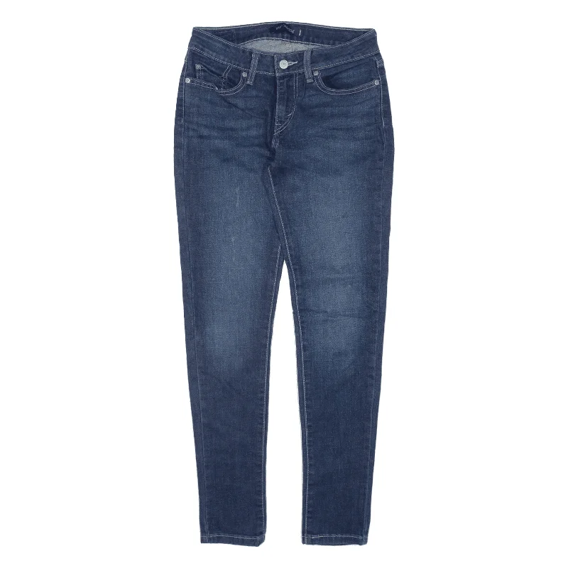 LEVI'S 535 Womens Jeans Blue Slim Jegging W26 L28 Comfortable Low-Rise Jeans