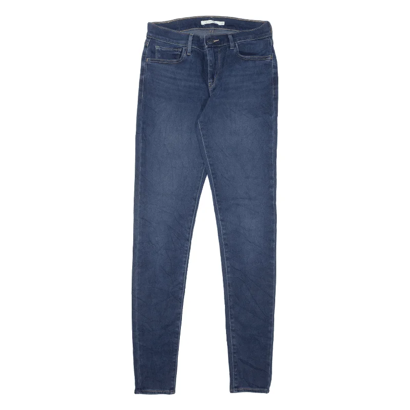 LEVI'S 710 Womens Jeans Blue Slim Skinny W27 L32 Comfortable Stretch Denim Jeans