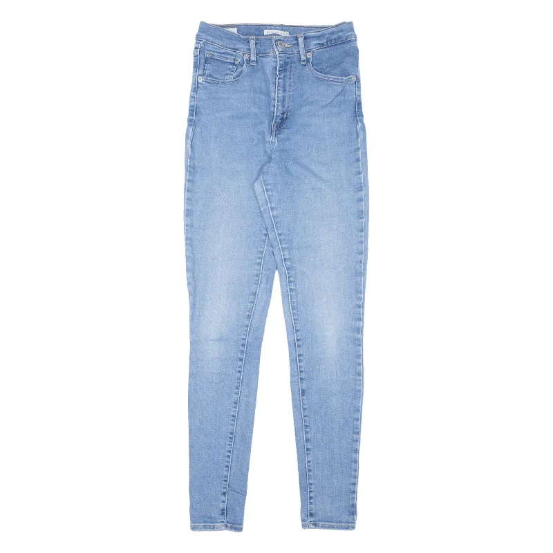 LEVI'S Mile High BIG E Womens Jeans Blue Slim Skinny Stone Wash W25 L30 Chic Cropped Jeans LEVI'S Mile High BIG E Womens Jeans Blue Slim Skinny Stone Wash W25 L30 Chic Cropped Jeans
