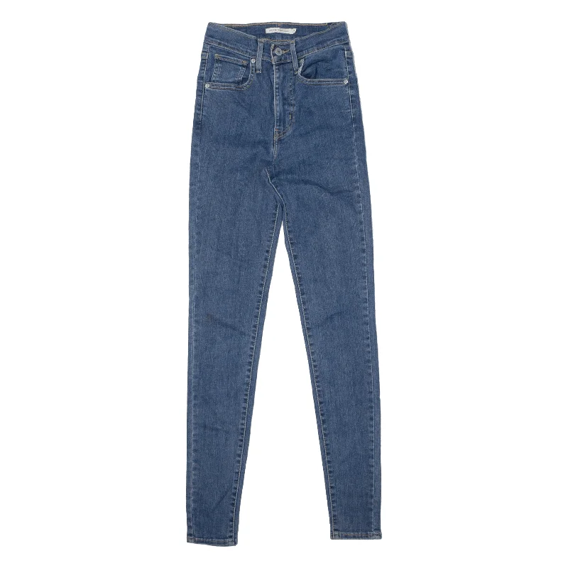 LEVI'S Mile High Womens Jeans Blue Slim Skinny W24 L32 Fashionable Slouchy Fit Jeans LEVI'S Mile High Womens Jeans Blue Slim Skinny W24 L32 Fashionable Slouchy Fit Jeans