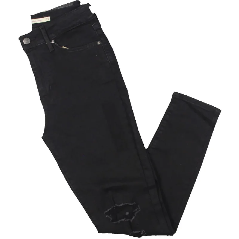 Levi's Womens High Rise Destroyed Skinny Jeans Fashionable Cropped Denim Jeans