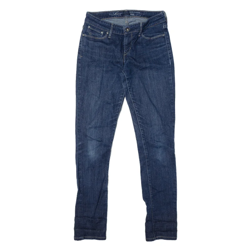 LEVI'S Womens Jeans Blue Slim Skinny W26 L32 Comfortable Zip-Fly Denim Jeans