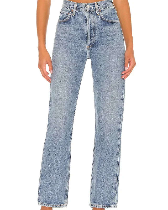 "Pinch Waist" Jeans Trendy Bootcut High-Waisted Jeans