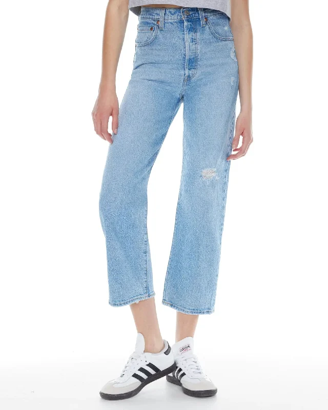 "Ribcage Straight Ankle" Jeans Trendy Skinny Fit Jeans