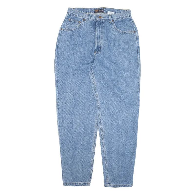 ROUTE 66 Womens Jeans Blue Relaxed Tapered W29 L29 Fashionable Straight Fit Denim