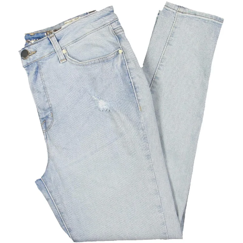 Seven7 Womens Metro Ultra High Rise Distressed Skinny Jeans Stylish Tapered Fit Jeans Seven7 Womens Metro Ultra High Rise Distressed Skinny Jeans Stylish Tapered Fit Jeans