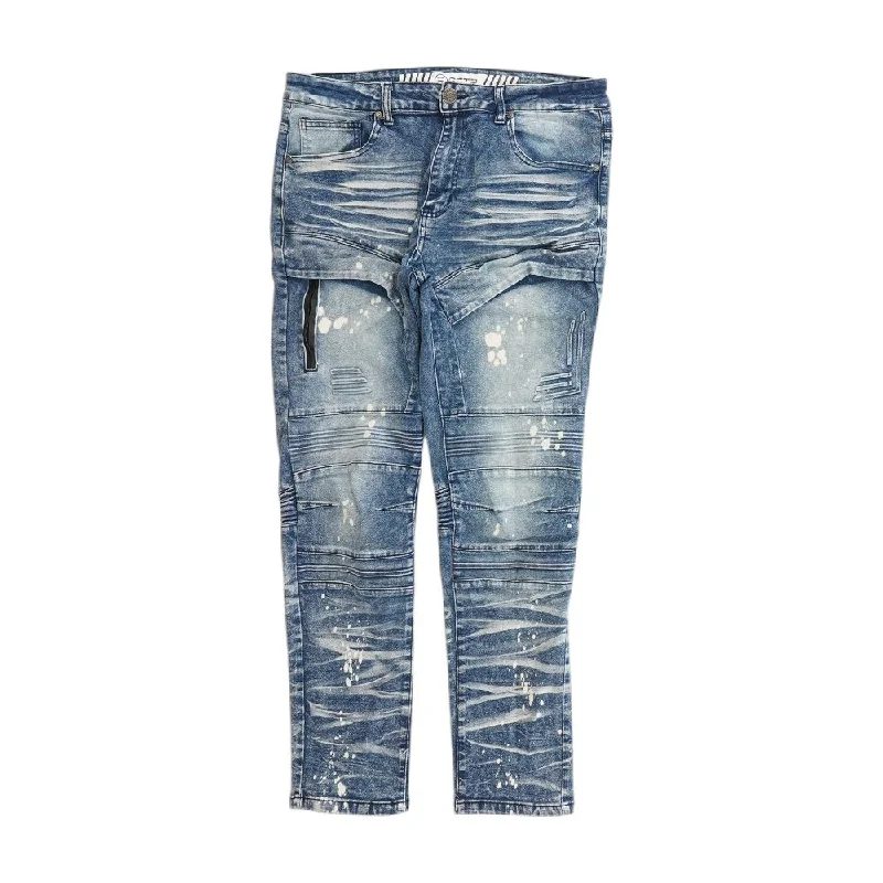 Solid Jeans Comfortable Flare Leg Jeans