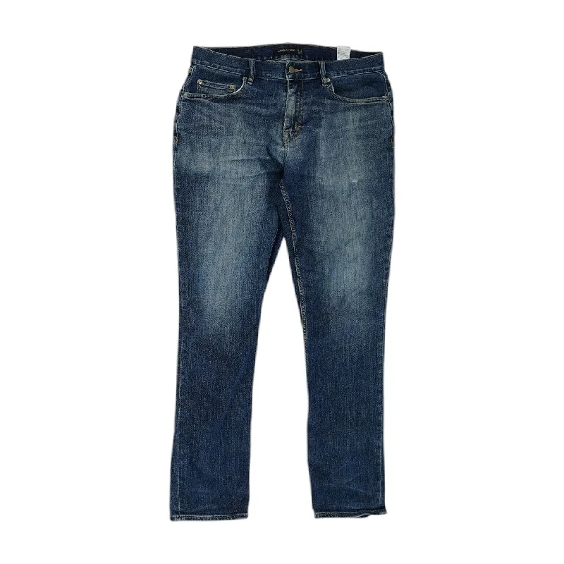 Solid Slim Jeans Elegant Raw Hem Jeans