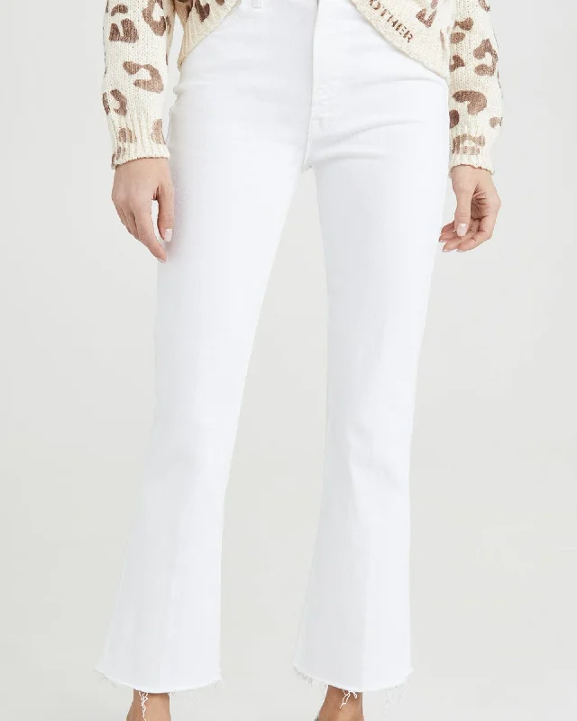 "The Hustler Ankle Fray" Jeans Chic Faded Blue Jeans