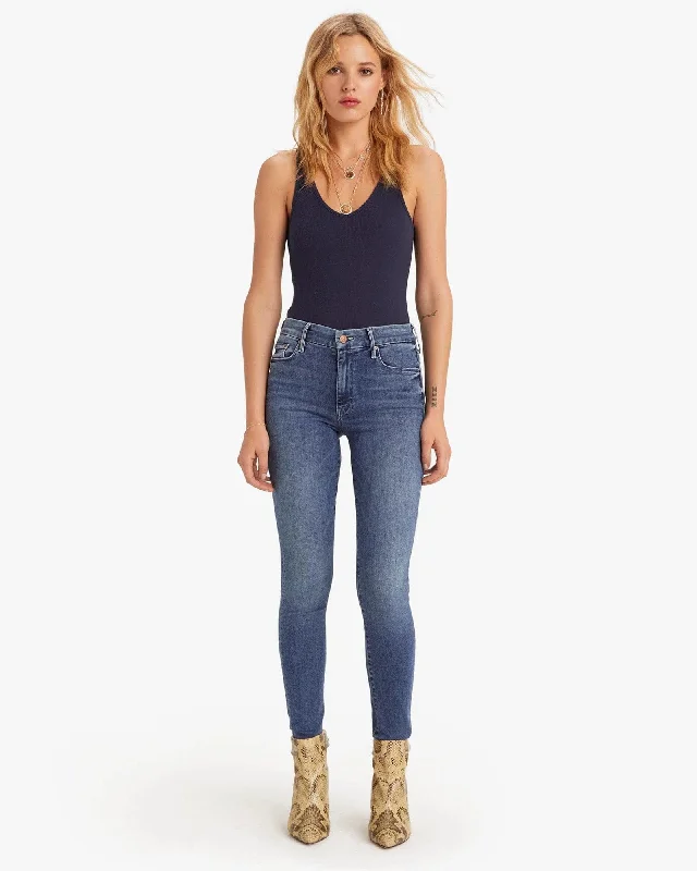 "The Looker" Skinny Jeans Comfortable Folded Hem Jeans