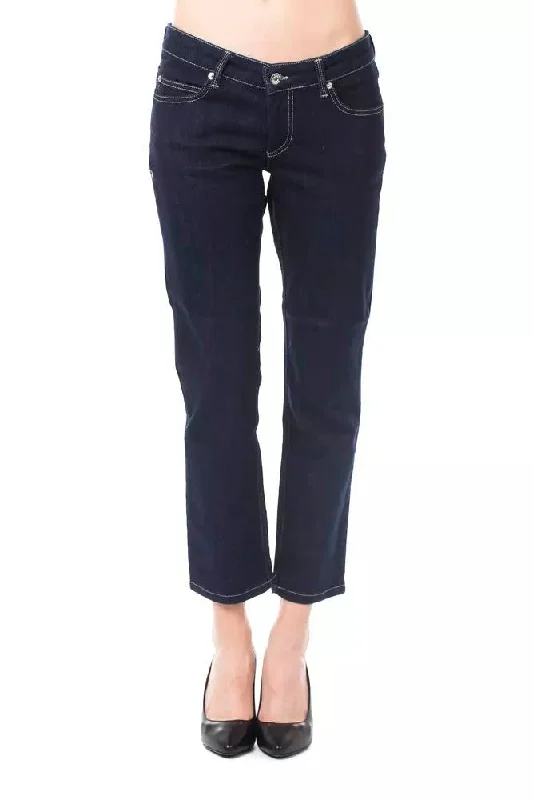 Ungaro Fever  Cotton Jeans & Women's Pant Fashionable Raw Hem Bootcut Jeans